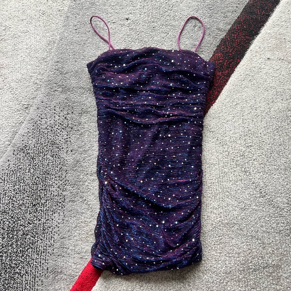Lulu’s Purple Sequined Bodycon Party Dress